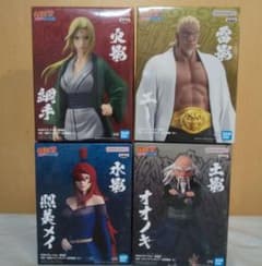 ⭕️NARUTO疾風伝 五影集結 フィギュア 水影 雷影 火影 土影 4種セット