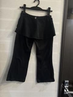suria スリア ヨガウェア スカート一体型クロップドパンツ ブラックSのサムネイル