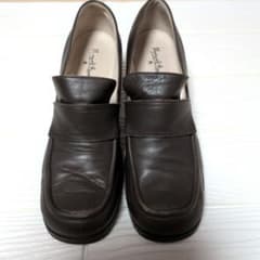 【MARGARET HOWELL ideaレザーシューズ 24cm ブラウンのサムネイル