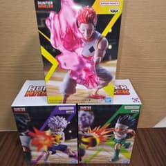 HUNTER×HUNTER ゴン キルア ヒソカ フィギュア 3体セット - メルカリ