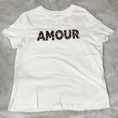 白 ホワイト Tシャツ y2k 半袖 海外ガール amour