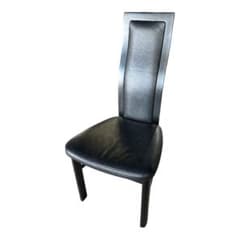 カリモク　CE35シリーズ・ハイバックチェア本革・ブラック・ダイニング　② カリモク CE35シリーズ・ハイバックチェア本革・ブラック・ダイニング