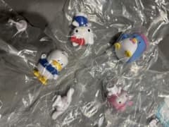 激落ちくん　がんばれおふろのおそうじフィギュア　5点セット　サンリオ
