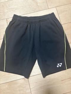 YONEX ハーフパンツ ブラック×イエローのサムネイル