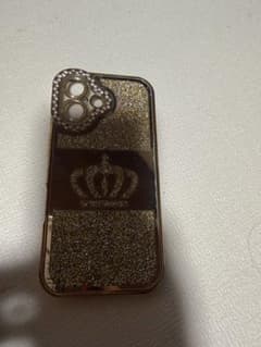iPhone用ケース ゴールド クラウンデザインのサムネイル