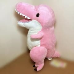 AMUSE 恐竜時代 ベイビー ぬいぐるみ ピンクのサムネイル