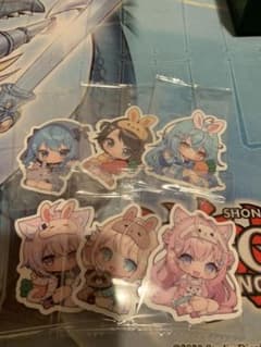 ぺこら　うさだ液シールまとめ売りのサムネイル