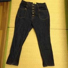【お値下げ！】mili mili サルエルデニムジーンズのサムネイル