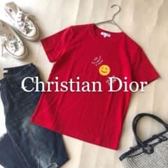 クリスチャンディオール スマイル Tシャツ ガリアーノ期 赤 Y2K - メルカリ