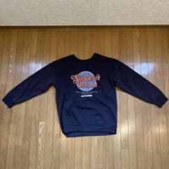 スウェット　プリント　ネイビーのサムネイル