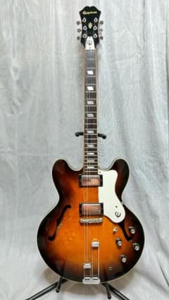 エピフォン リビエラ サンバースト ベージュラベル(1982年マツモク製) エピフォン リビエラ サンバースト ベージュラベル(1982年マツモク製