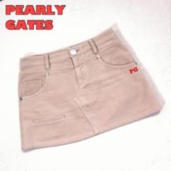 PEARLY GATES】パーリーゲイツ ゴルフスカート ロゴ刺繍 5ポケット