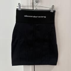 完売品】Alexander Wang アレキサンダーワン ロゴ ミニスカート - メルカリ