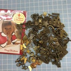 大量 80個以上 ハンドメイド チャーム パーツ 3setのサムネイル