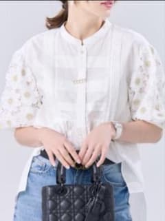 新品 Chesty レーススリーブブラウス 白 #セブンテン好きの方に - メルカリ