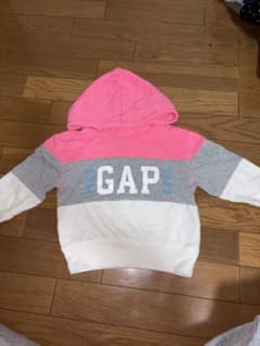 GAP パーカー ピンク グレー ホワイトのサムネイル