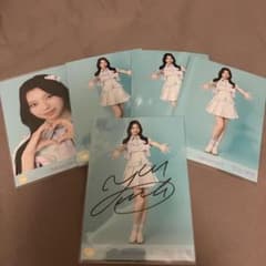 ≒JOY 村山結香 サマーツインテール 生写真 直筆のサムネイル