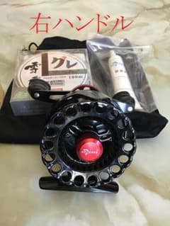 筏 カセ リール右巻き ドラグ付き チョイ出し付き ゴールド マグネットブレーキ 筏 カセ リール右巻き ドラグ付き チョイ出し付き ゴールド