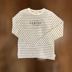 pom ponette junior ボーダー長袖カットソー Lサイズのサムネイル