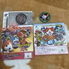 3DS 妖怪ウォッチメダル レッドJメダル ジバニャンニャイーンメダル