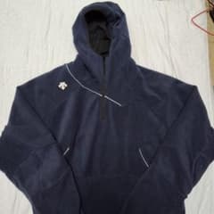 R*3様 【XBサイズ】DESCENTE　ハーフジップフリースジャケット　ネイビのサムネイル