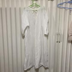 URBAN RESEARCH ホワイト シャツワンピースのサムネイル