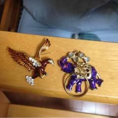 鷲と象のかっこいいキーホルダーのサムネイル
