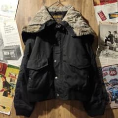 WOOLRICH N2B 짧은 길이 비행 재킷 아메카지 군사 헌 옷