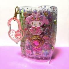 サンリオメイン シール帳 完成品 スターグリーン カラビナ マイメロディのサムネイル