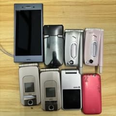 携帯電話本体 まとめ売り 8台セット ガラケー スマホ - メルカリ