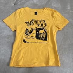 グラフィック 半袖Tシャツ イエロー Sサイズのサムネイル
