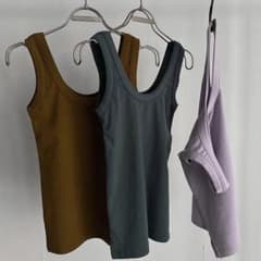 値下げ　【新品】　room306contemporary ベーシックタンクトップのサムネイル