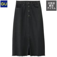 うるし様専用☆GＵ カットオフデニムスカート Ｓのサムネイル