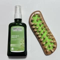 【WELEDA 】ヴェレダ ホワイトバーチ ボディオイル＆マッサージブラシのサムネイル