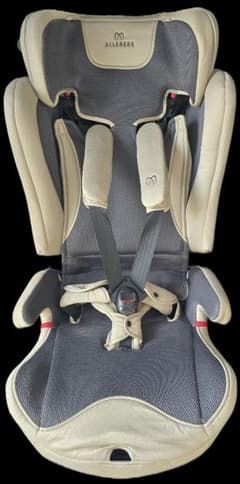 ALLERGENE 車用チャイルドシート グレー/ベージュ - メルカリ