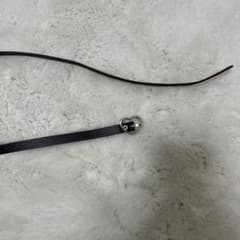 ハート型バックル ブラックレザーベルトのサムネイル