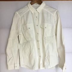 GU デニムシャツ XLサイズ 白のサムネイル