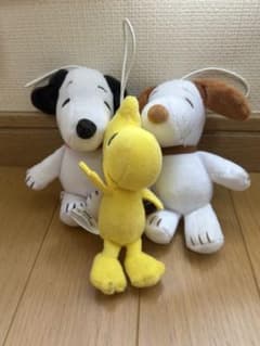 スヌーピー ぬいぐるみ マスコット 3種セットのサムネイル