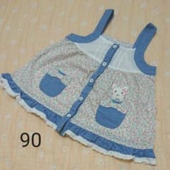 90センチ クーラクール ダンガリー切り替えチュニック のサムネイル