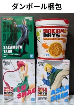 【匿名配送】サカモトデイズ ラーメンスナックボックス ＋ フィギュア ３体セット