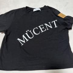 MÜCENT 半袖Tシャツ ブラックのサムネイル