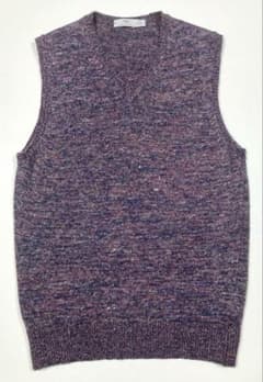 @美品「INIS MEAIN IRELAND」麻ニットベスト アイルランド製　M 美品「INIS MEAIN IRELAND」麻ニットベスト アイルランド製 M - メルカリ