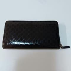 GUCCI＊メンズ　長財布　財布　エナメルのサムネイル