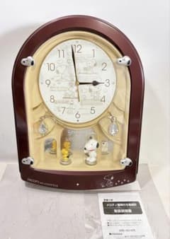希少 リズム RHYTHM 4MH778-M スヌーピー 掛時計 からくり時計 - メルカリ