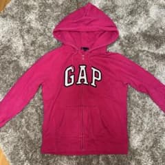 GAP ジップアップパーカー ピンク Mのサムネイル