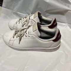adidas スニーカー ホワイト×バーガンディ 28cmのサムネイル