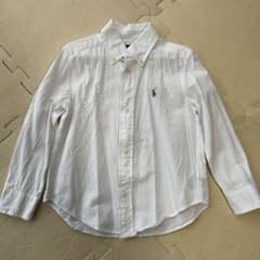 【値下げ】　Ralph Lauren 白 長袖シャツ 3Tのサムネイル