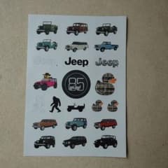 Jeep ステッカーシート 85周年記念デザイン - 3