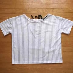 しまむら バックレースアップトップスのサムネイル