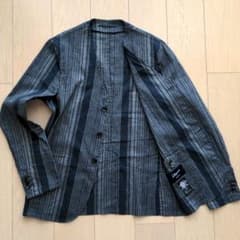 極上リネン EDIFICE×ミリオール イタリア生地 ジャケット 50 L〜XL 